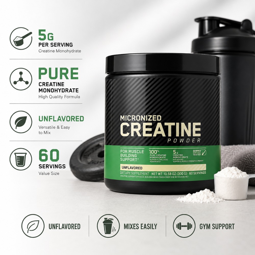 Bubuk Creatine Monohydrate 300 - The Nutrition Fitness ulasan dan harga