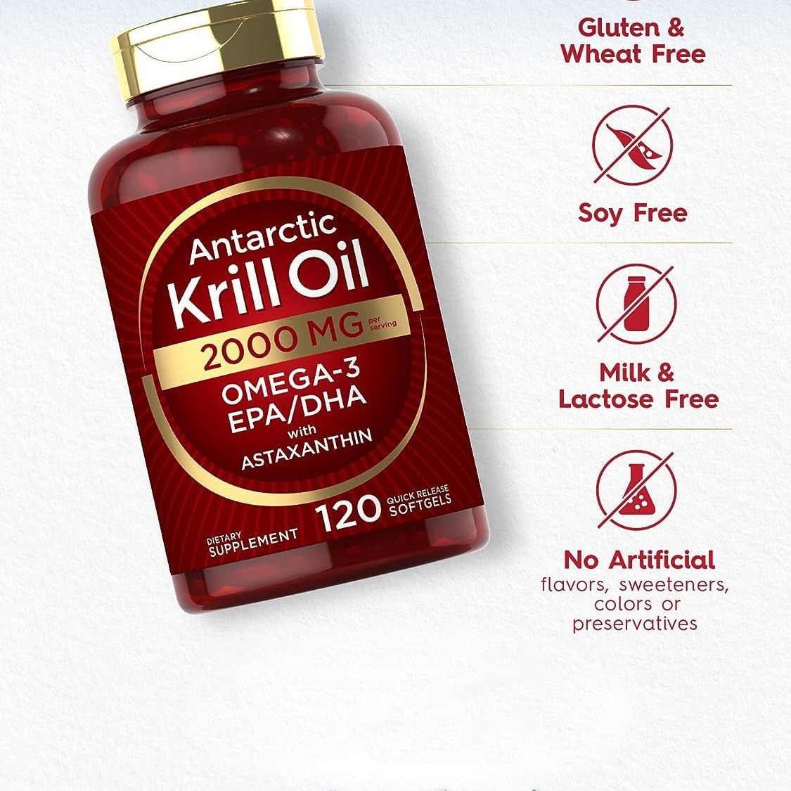 Kapsul lunak minyak krill mele - The Nutrition Fitness ulasan dan harga